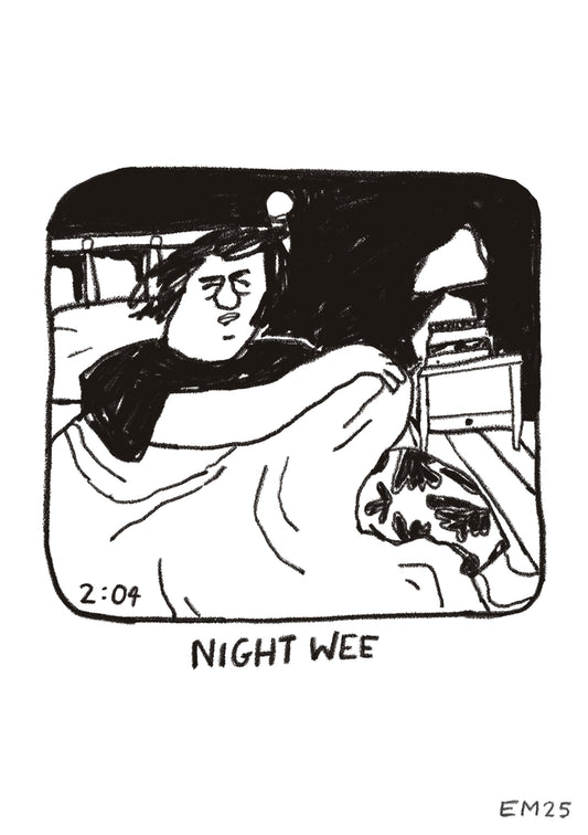 A5 Night Wee Print