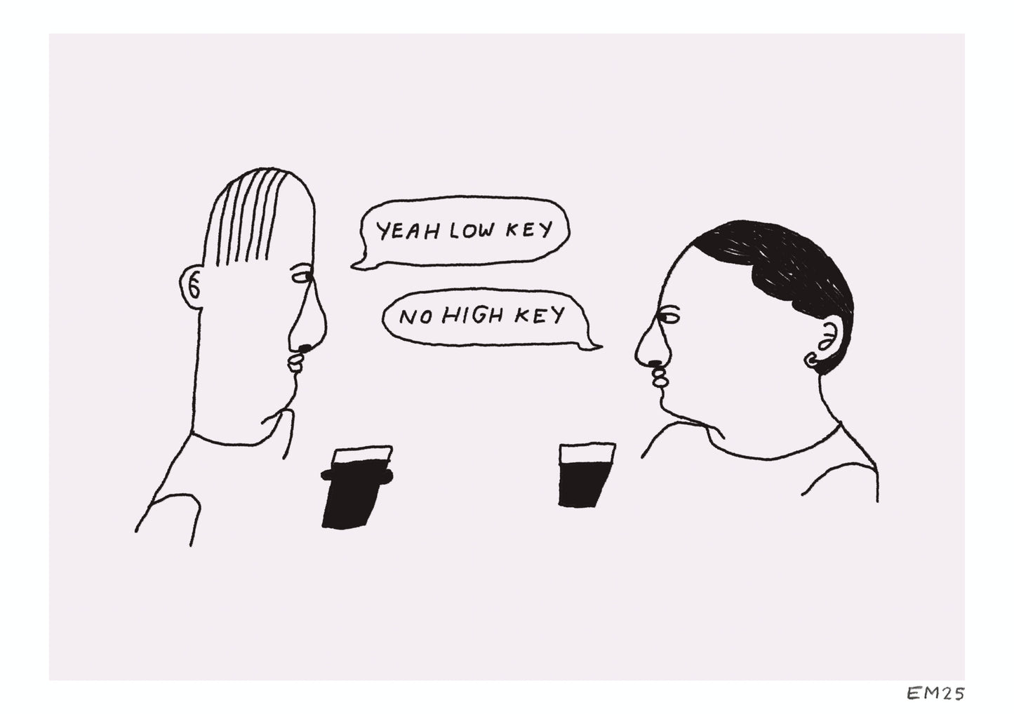 Low Key High Key Print