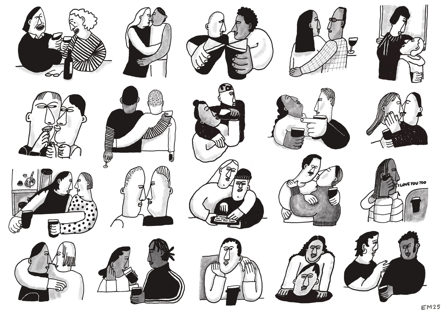 Love in the Pub Print