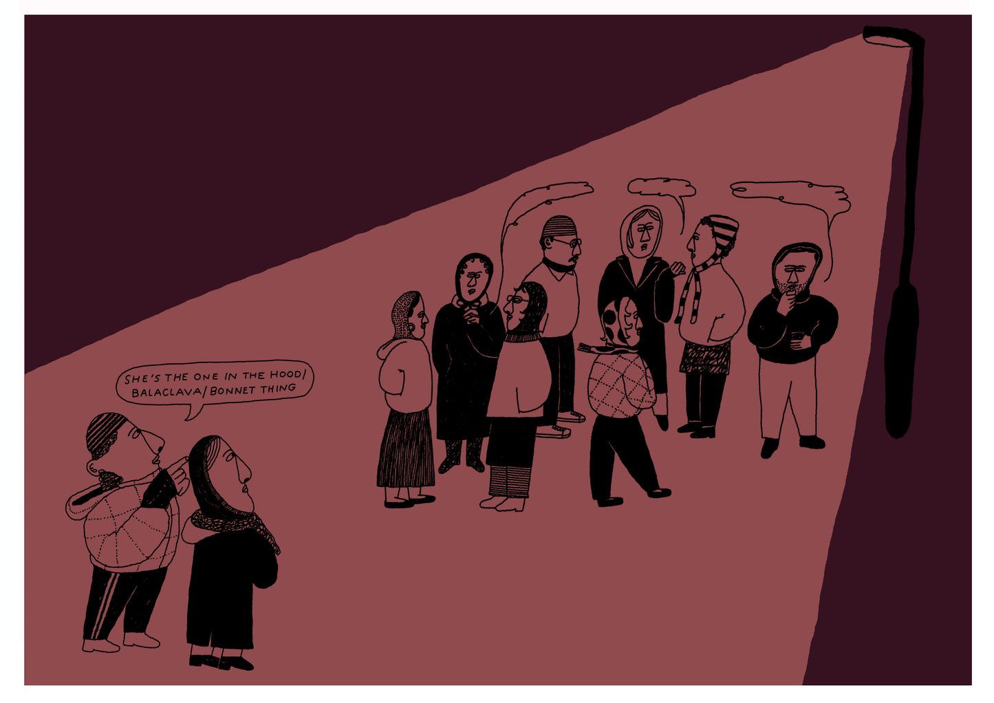 Hood / Balaclava / Bonnet Print