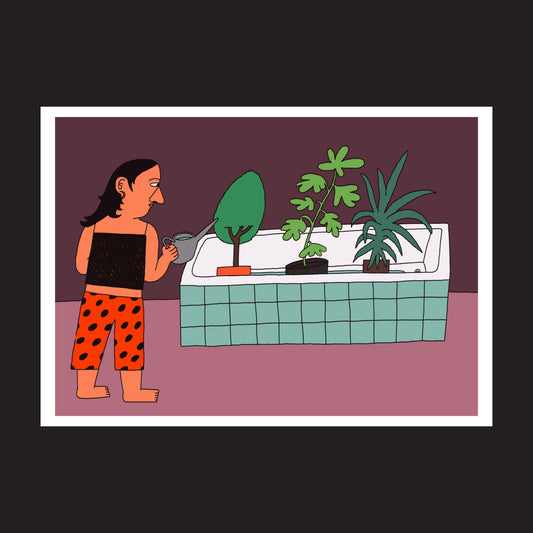 Plant Bath Print