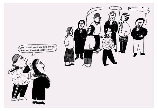 Hood / Balaclava / Bonnet Print